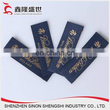 Wholesale cheap price fashion washable durable garment neck tag woven label