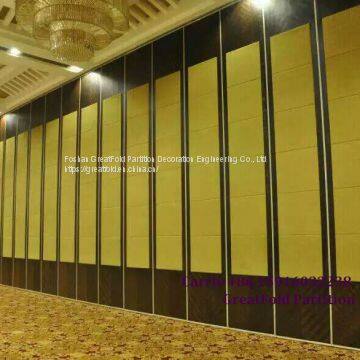 Diy movable sound proof flexible folding restaurant partition wall