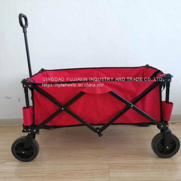 Easy-carrying Folding Utility Cart Folding Outdoor Wagon