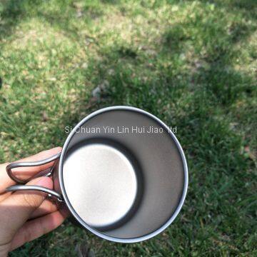 Silver Titanium Cup | Titanium Coffee Mug | Lightweight Mug | Tea Cup | Coffee Lover | Tea Lover | Pure Titanium Tableware photo-2