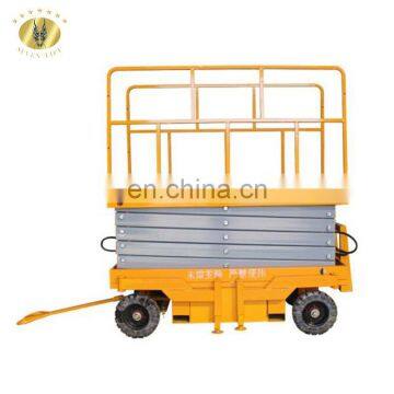 7LSJY Shandong SevenLift moveable hydraulic genie manlift pick up wheel lift parts