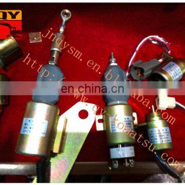 24V Fuel Stop Solenoid Valve,Diesel Fuel Shut Off Solenoid Valve, PC360-7