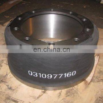 Factory brake drum 0310977160 for semi-trailer