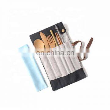 bamboo travel utensils set with bag bamboo cutlery set organic cutlery set