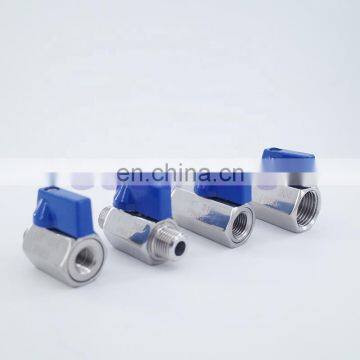 GOGO High Quality Ball Valve Stainless Steel 3/4 1 Inch BSP Female Male Thread 2 Way Mini Ball Valve SS304 SS316 Brewer Hardware