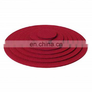 Customized Size Felt Hexagonal Coasters photo-7