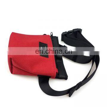 Poop Bag Holder clip to Dog Leash  Waste Bag Dispenser Lightweight Fabric. Makes a Great Walking Running or Hiking Accessory