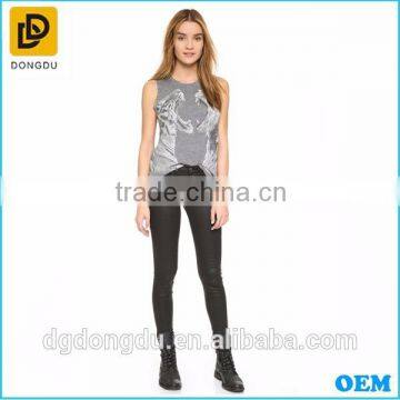 New Fashion Women Smooth Fit Sexy Vest Printed Jacket photo-2