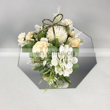 20cm 25cm 30cm 35cm 40cm Customized Mirror Plate Round Square Hexagon Mirrors photo-2