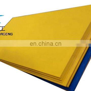 Polyethylene Yellow 15-20 Mil Solid Hdpe Plastic Engineering High Elongation Panel Hdpe Sheet