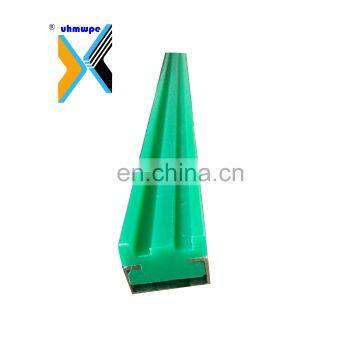 Uhmwpe Tourist Chain Plastic Conveyor Chain Corner Track High Wearing Uhmw Channel Aluminium Profile Guide Rail Conveyor Impact