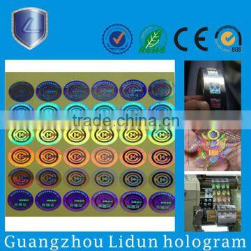 High Quality Custom 3 d Holographic Anti-counterfeiting Labels/highly Secure Custom Holographic Stickers photo-4