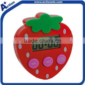 2013 digital strawberry countdown timer for promotional gift