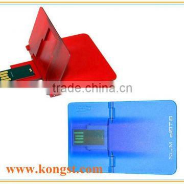 color transparent card usb flash drive/card usb stick