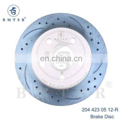 For W204 Guangzhou BMTSR Auto Part Rear Brake Disc Rotors OEM 2044230512 204 423 05 12