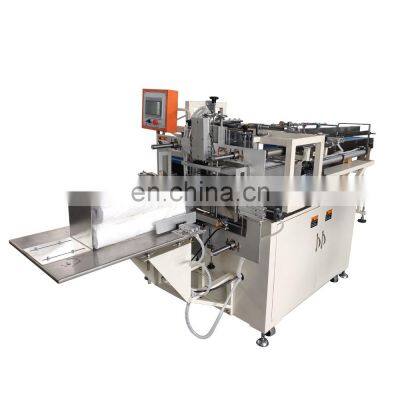 Semi automatic double decks multi rolls toilet paper packing machine