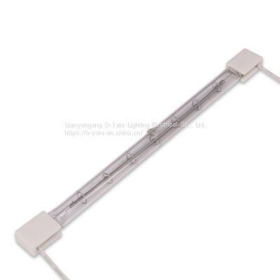 Good quality short wave halogen heating lamp 460mm 1000w for blowing machines