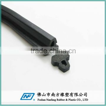 black rectangle epdm shower door rubber seal