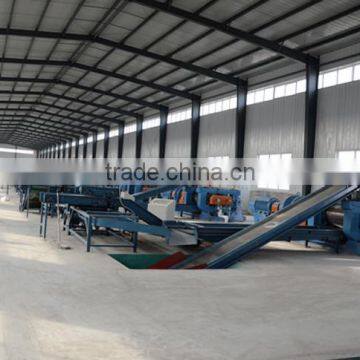Sale used tyre recycling in crumb rubber