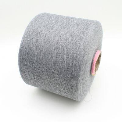 Environmentally Friendly Yarn Supply Ne8s/1 Gray 40/60 T/c Recycled Cotton Yarn for Knitting Gloves photo-2