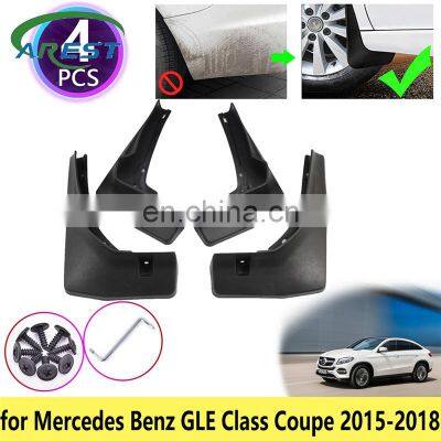 4 PCS for Mercedes Benz GLE Class Coupe C292 2015 2016 2017 2018 Mudguards Mudflaps Fender Guards Mud Flaps Splash Accessories