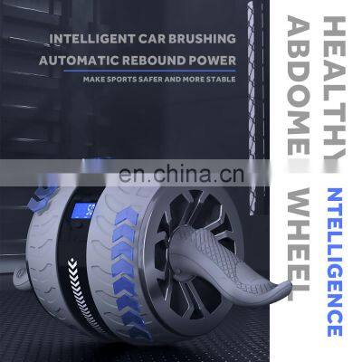 Custom High Quality Pro Ab Wheel Roller Gym Exercises Abs Wheels Rodillo Abdominal Trainer Rueda Para Abdominales