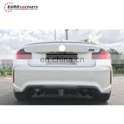 F87 Rear Diffuser Mseries m2 M2c Kstyle 2015-2018y Dry Carbon Fiber Material F87 Rear Bumper Diffuser and Bumper Splitter photo-5