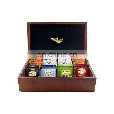 wholesale delicate vintage style quality modern small wooden tea box