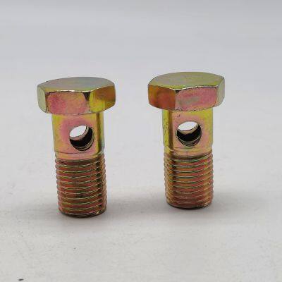 Single/Double Hole Hydraulic Zinc Steel Banjo Bolt for Hydraulic Tubing photo-5