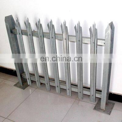Hot Dipped Galvanized Steel Palisade Fencing/pvc Security Palisade Fence Panel