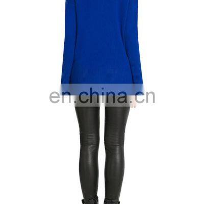 New Winter High Collar Ladies Sweaters Latest Design Warm Knitted Sweater photo-2