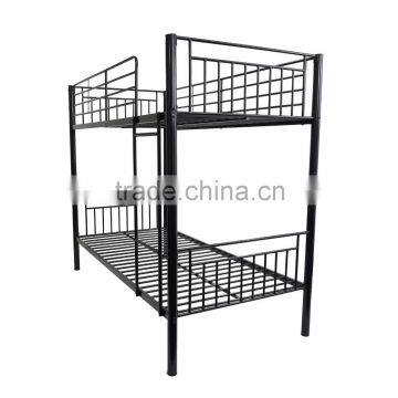 2 Person 2x 3FT Single Size Black Silver Metal Bunk Bed Frame photo-2