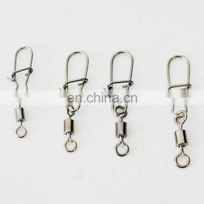 wholesale Free sample 6#7#8#10# Stainless Rolling Swivel With Snap