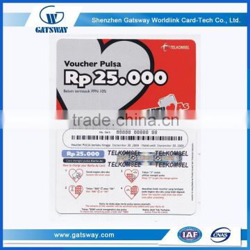 Competitive Price Good Design Telecom Recharge/Scratch Card