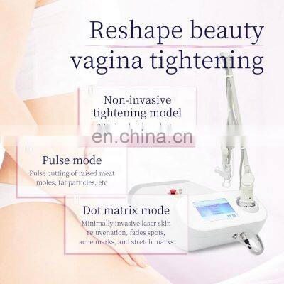 Portable Co2 Fractional Laser Vagina Tightening Photon Rejuvenation Device 4D Beauty Device Scar Stretch Mark Removal Machine