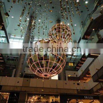 New design 2015 atrium shopping mall decoration for xmas