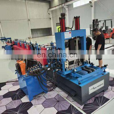 Frame & Purling Machines Production Line Purling Roll Forming Making Machine Automatic Steel C Z Shape Two in One