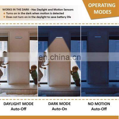 LED Battery Powered Wireless Motion Sensor Night Light Stair Wall Light With Motion Sensor Switch Cabinet Light