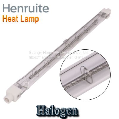 235v 1000w high power density halogen infrared lamp for pre-heating of pet perform