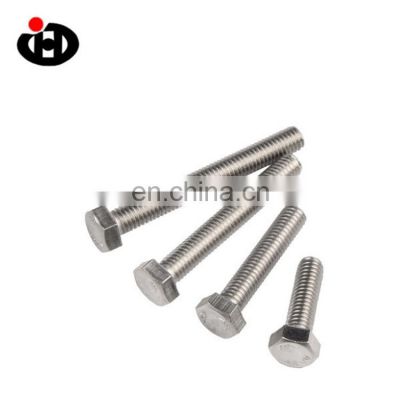 JINGHONG Thin Head Hex MS Bolt M16X14  din933 SS 304