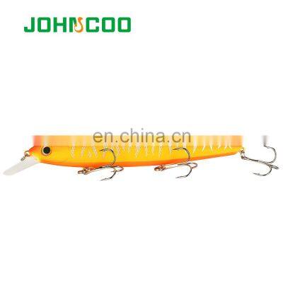 JOHNCOO 130SP Minnow Hard Fishing Lure 130mm 25g Wobbler Treble Hooks Hard Baits Hard Bait Minnow
