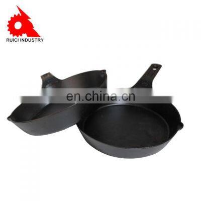 Healthy and eco-friendly small cast iron deep skillet cookware