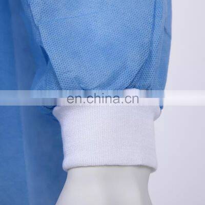 High Quality Disposable Isolation Gown Surgical Gown of Nonwoven Fabric for Surgery photo-5