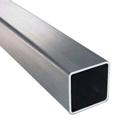 Custom Machining of Stainless Steel Square Grooved Tube Decorative Tube Clamp Glass Factory