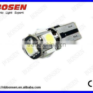 T10 5050 5 SMD LED car light interior lamp with canbus function