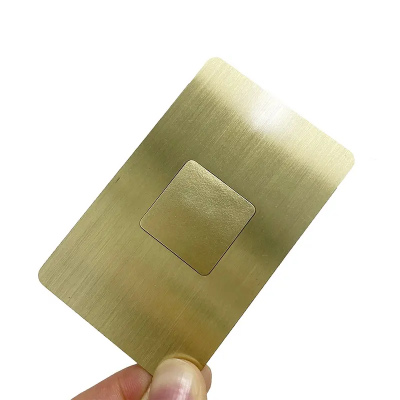 Laser Stainless Steel Sublimation Gold Rfid NFC Business Blank Chip Custom Credit Cards Blank Metal Credit Magnetic Stripe Card photo-2