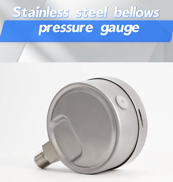 Stainless Steel High Pressure Capsule Pressure Gauge photo-3