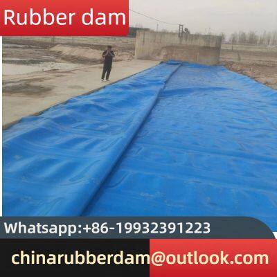 Water filled rubber dam bag factory, water blocking and river blocking gas shield dam, available for sale in stock