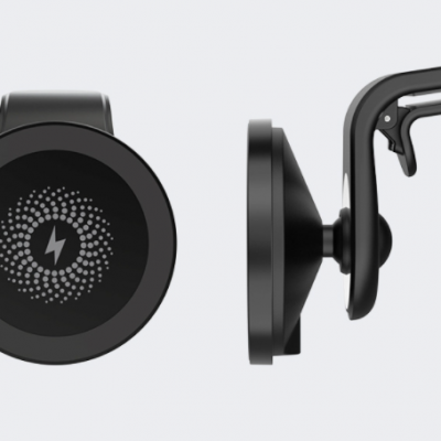 Chegada recente: Carregador sem fio para carro de ABS com forte magnetismo, suporte magnético compatível com todos os telefones celulares