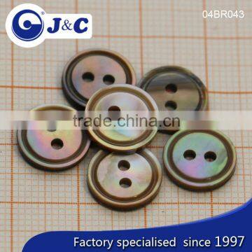 J&C Brown MOP shell buttons,pearl shell buttons for fashion shirt.BR043, BR045